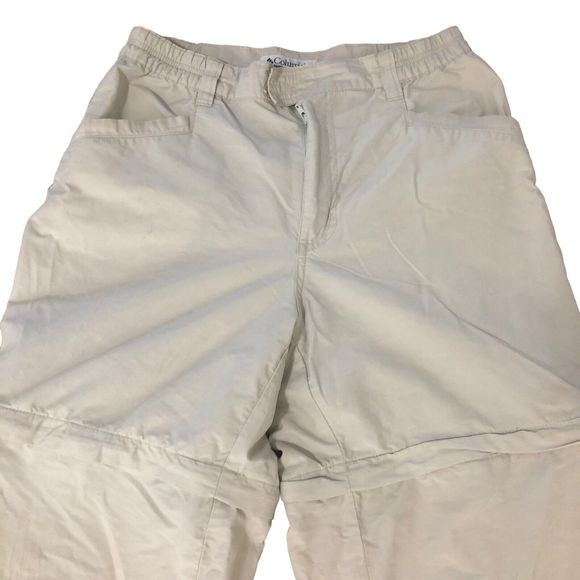 Columbia Women’s 6R Convertible Pants Hiking Outdoor Beige - Picture 13 of 16